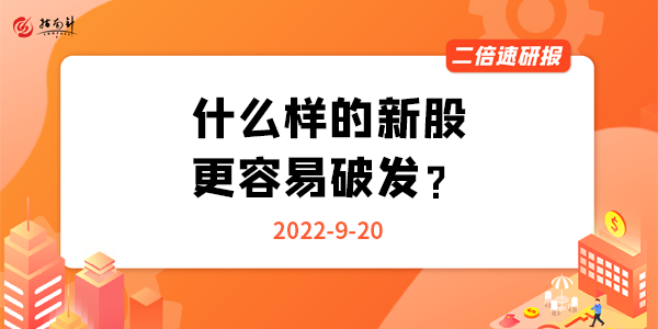 《二倍速研报》什么样的新股更容易破发？