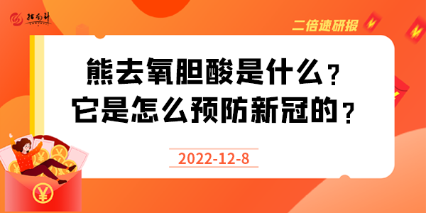 《二倍速研报》1208二倍速：熊去氧胆酸是什么？它是怎么预防新冠的？